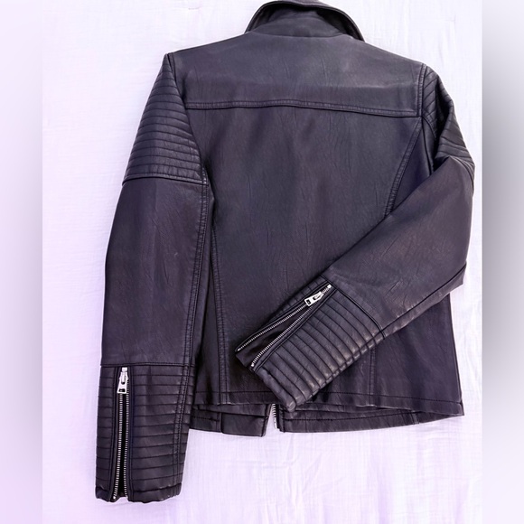 Nordstrom’s Topshop Faux Leather Jacket - Picture 4 of 4